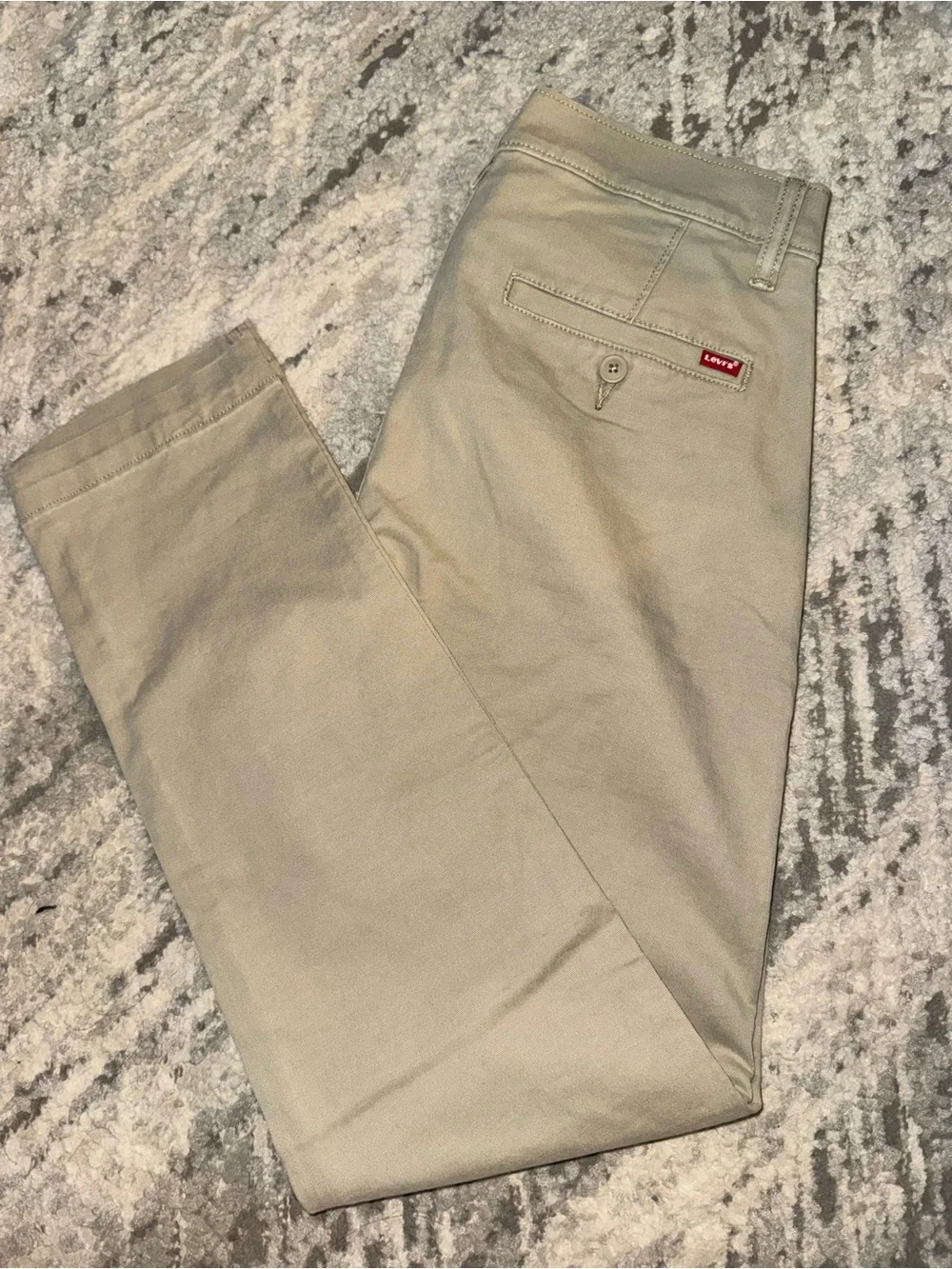 Levi's Men's Khaki Straight Chinos - Light Tan